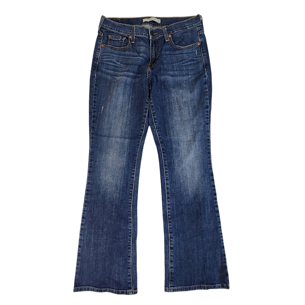Levi's 515 Womens Bootcut Jeans 6 Blue Stretch Denim 5-Pocket Mid Rise #1985